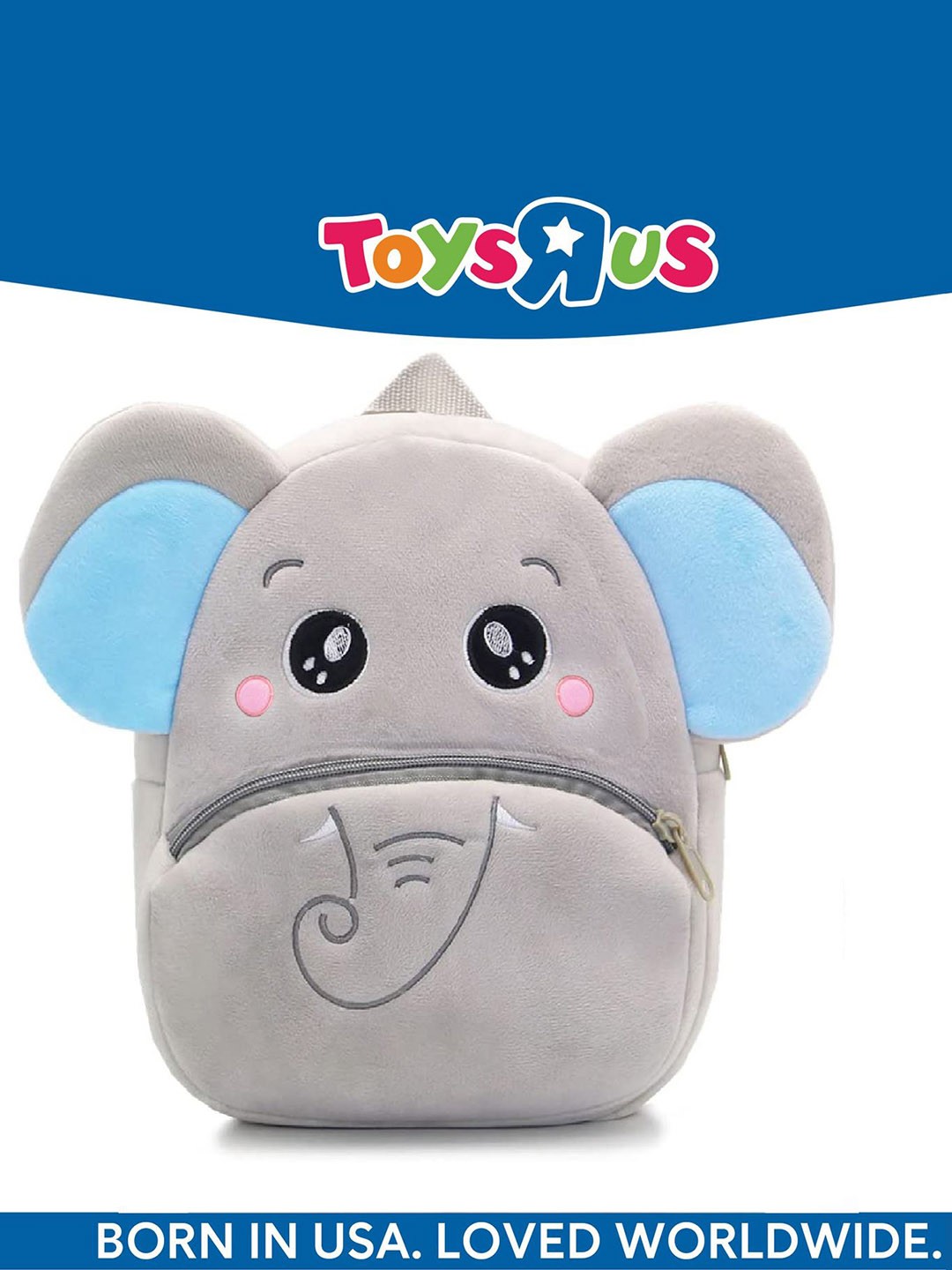 

Animal Alley Kids Embroidered Backpack, Grey
