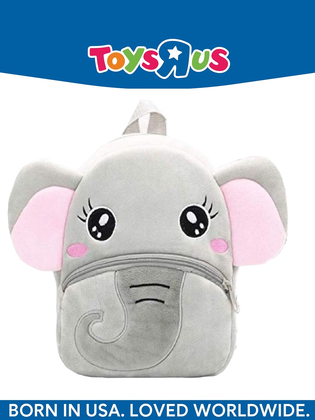 

Animal Alley Kids Elephant Cartoon Ergonomic Backpack, Grey