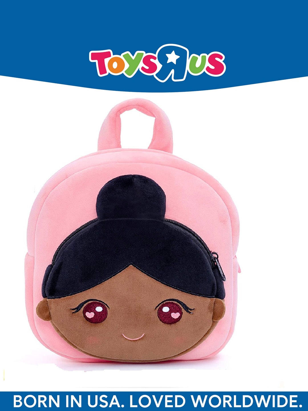 

Animal Alley Kids Cartoon Velvet Backpack, Pink
