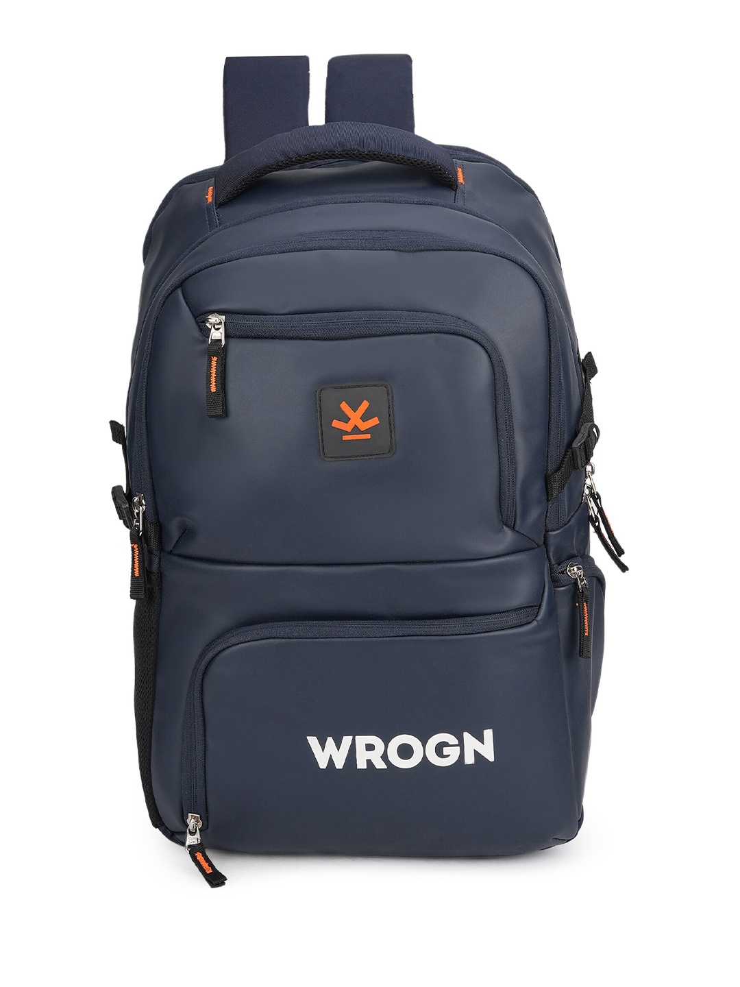 

WROGN Unisex Water Resistance Backpack, Navy blue