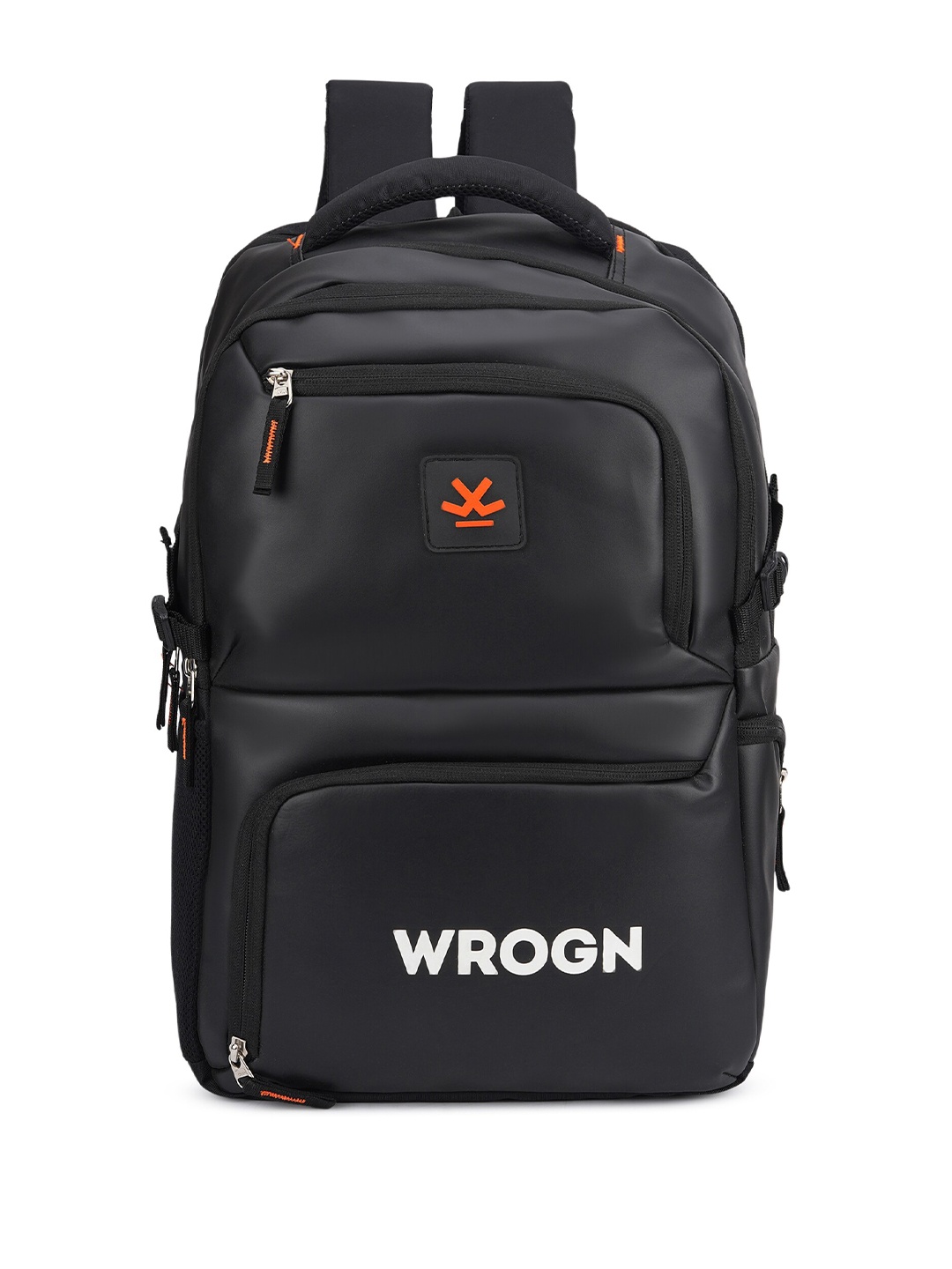 

WROGN Unisex Ergonomic Shoulder Strap Backpack Up to 18 inch, Black