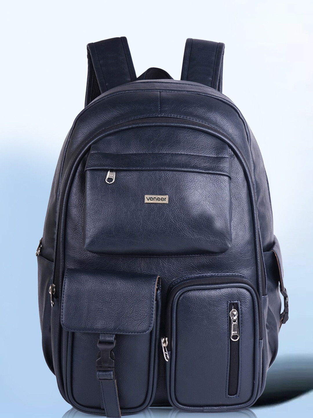 

Veneer Unisex Laptop Backpack, Navy blue