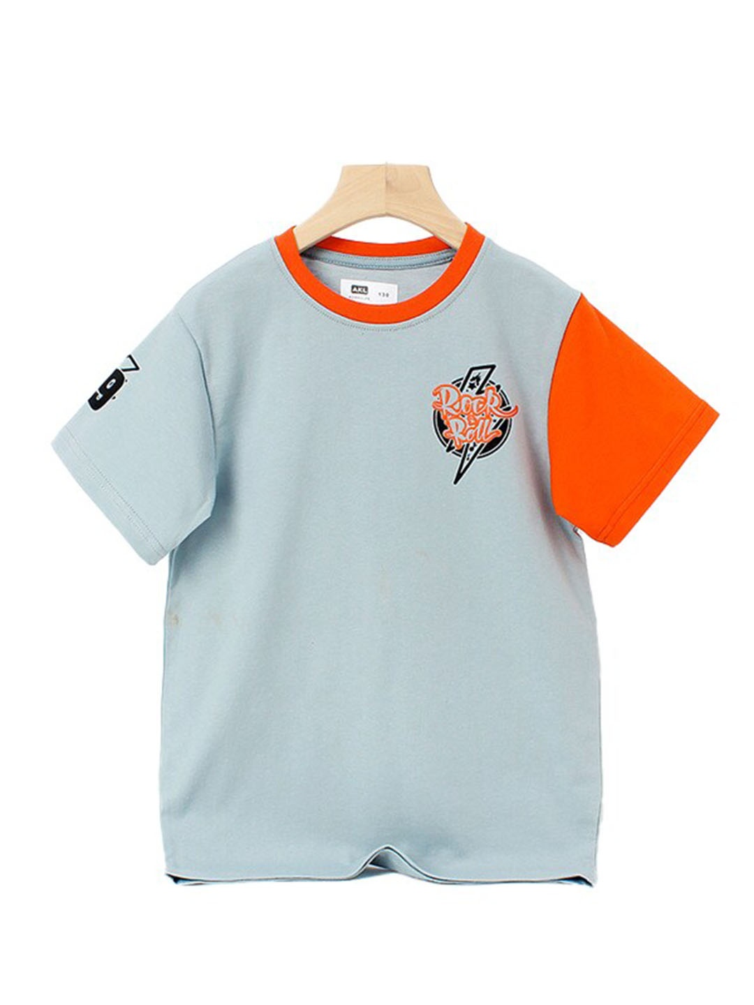 

StyleCast x Revolte Boys Round Neck Short Sleeves Regular Fit Cotton T-shirt, Green