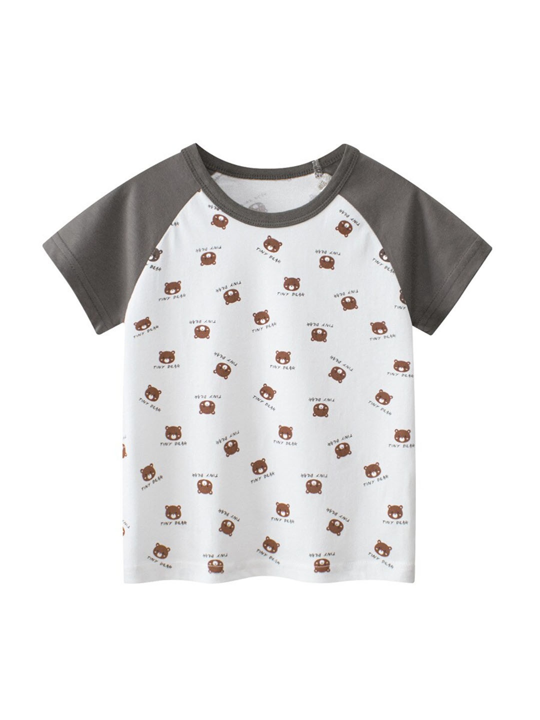 

StyleCast x Revolte Boys Conversational Printed Drop-Shoulder Sleeves T-shirt, White