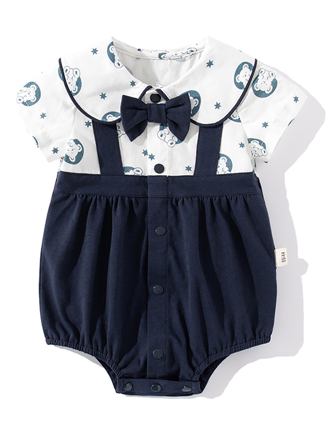 

StyleCast x Revolte Infants Colourblocked Cotton Bodysuit, Blue