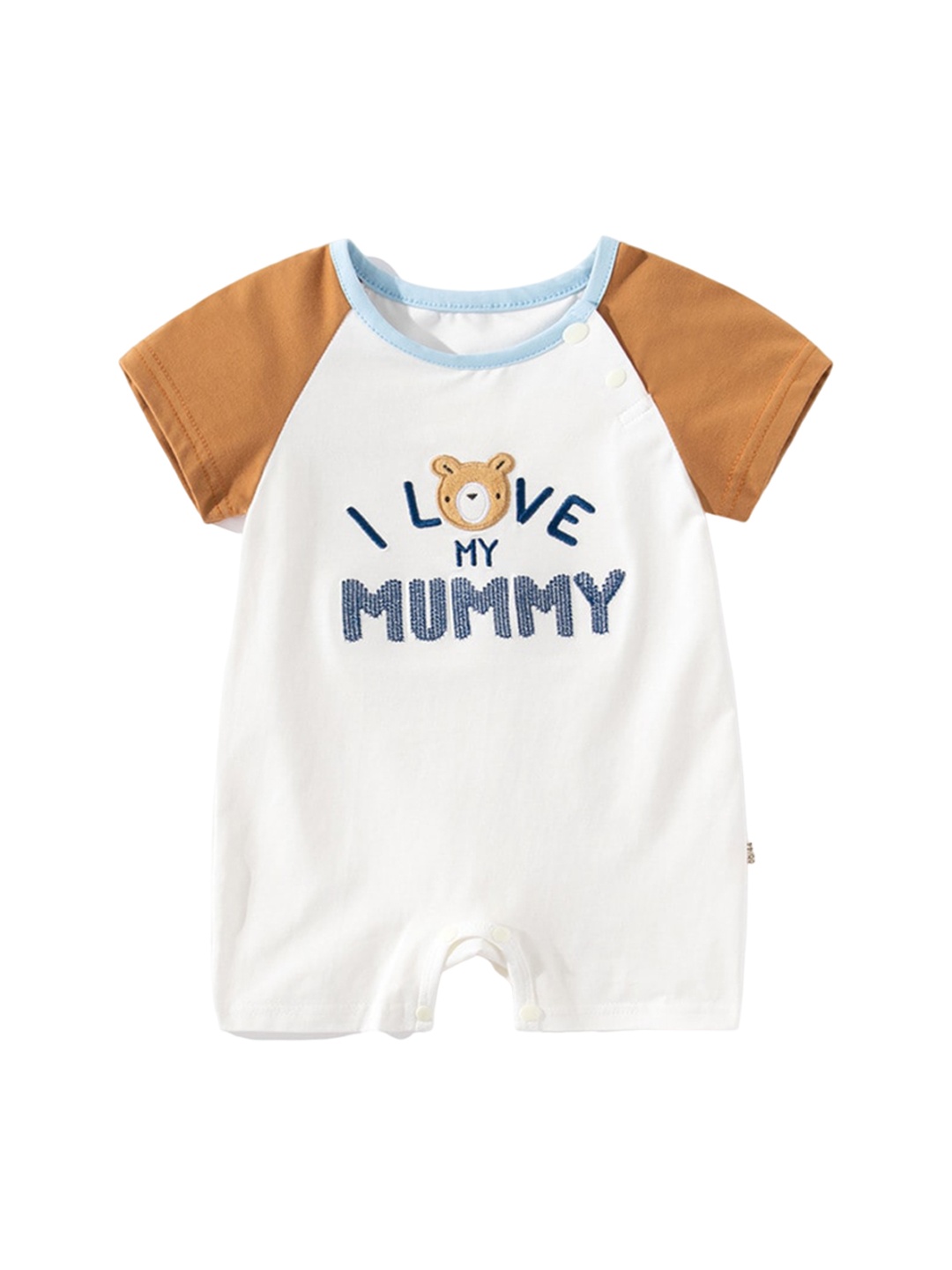 

StyleCast x Revolte Infants Printed Rompers, Brown