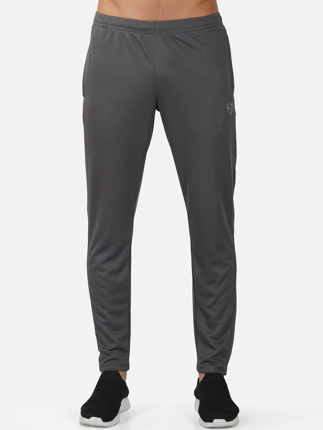 

SG Men Mid Rise Track Pants, Grey