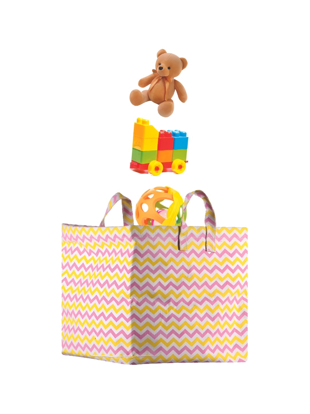

Polka Tots White & Pink Printed Water Resistant Multi-Utility Organisers