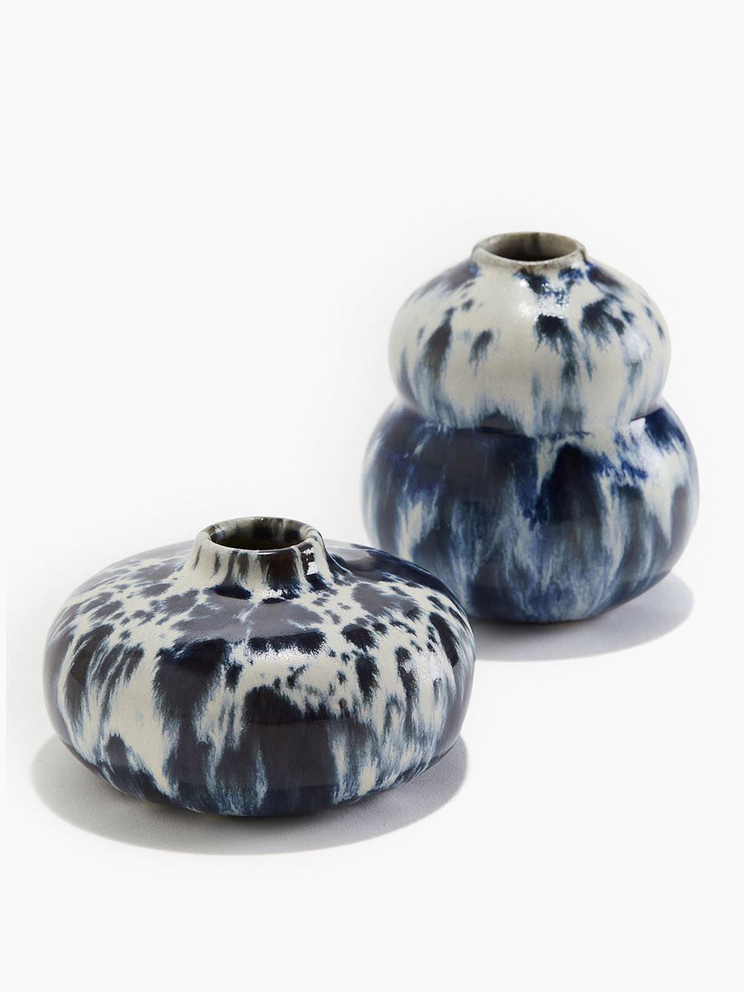 

H&M Blue Small Stoneware Vase