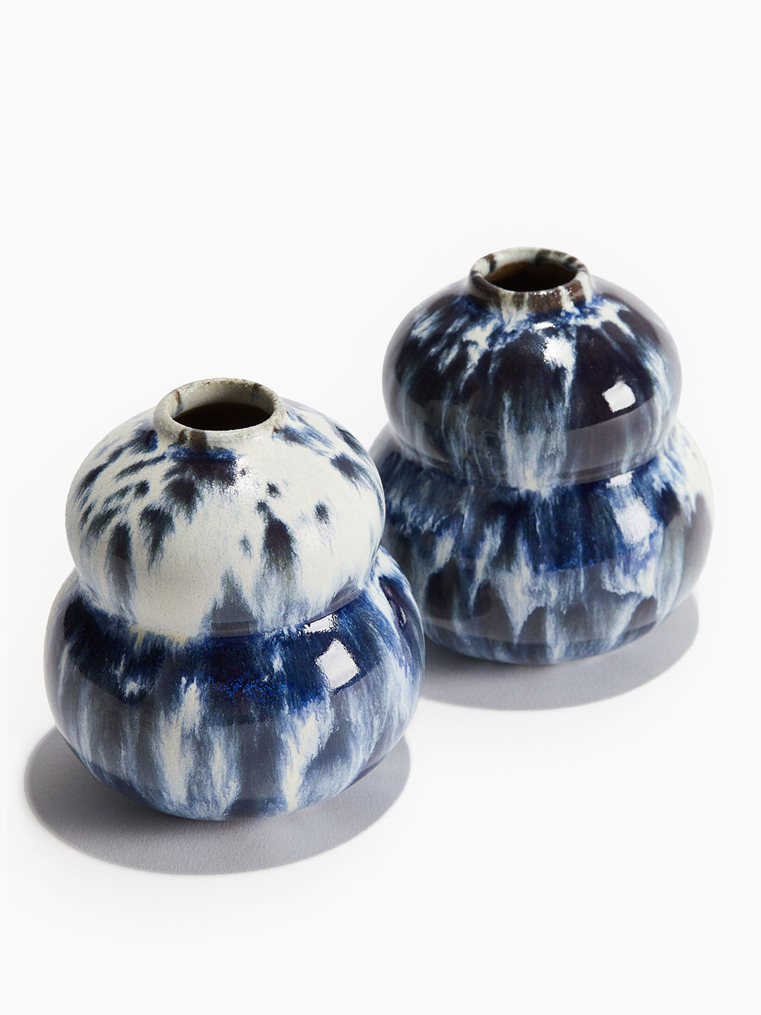 

H&M Blue Small Stoneware Vase