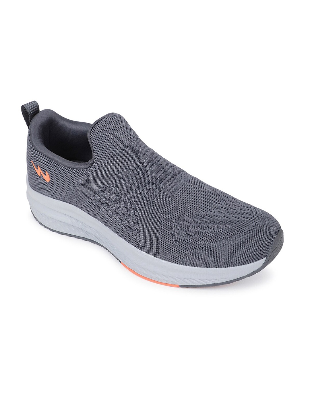 

Campus Men Textured Walking Shoes, Grey