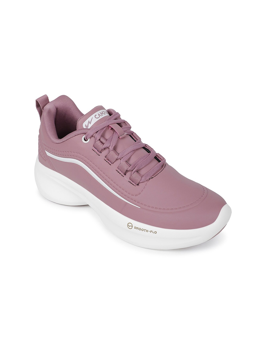 

Campus Women Mesh Walking Shoes, Mauve