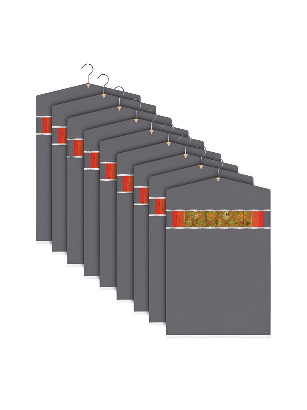 

Kuber Industries Grey 9 Pieces Regular Multi-Utility Organisers