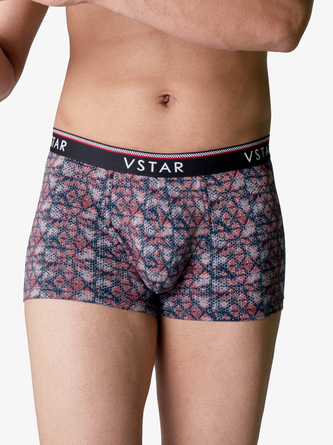 

VStar Geometric Printed Mid Rise Trunk SG 03-MIDNIGHT_BLUE