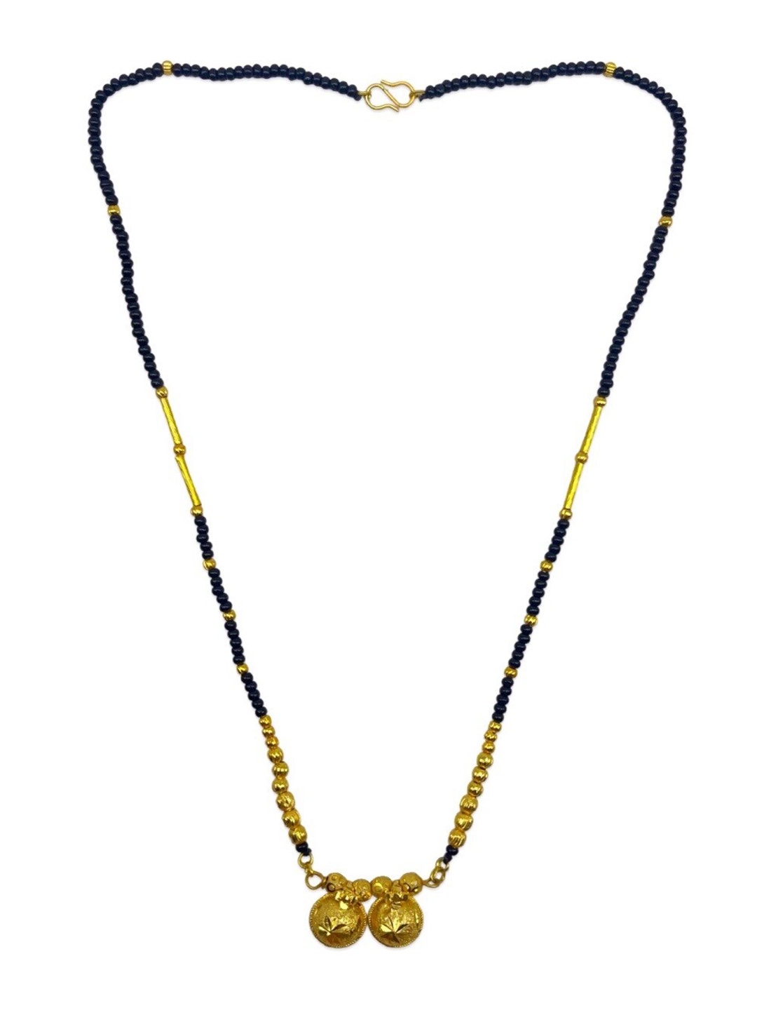 

Digital Dress Room Gold-Plated Beaded Mangalsutra