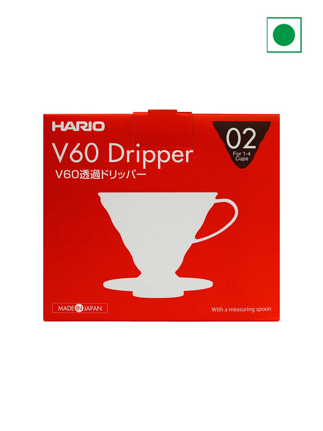 

TGL Co. Hario V60 Red Coffee Dripper 02- 500gm