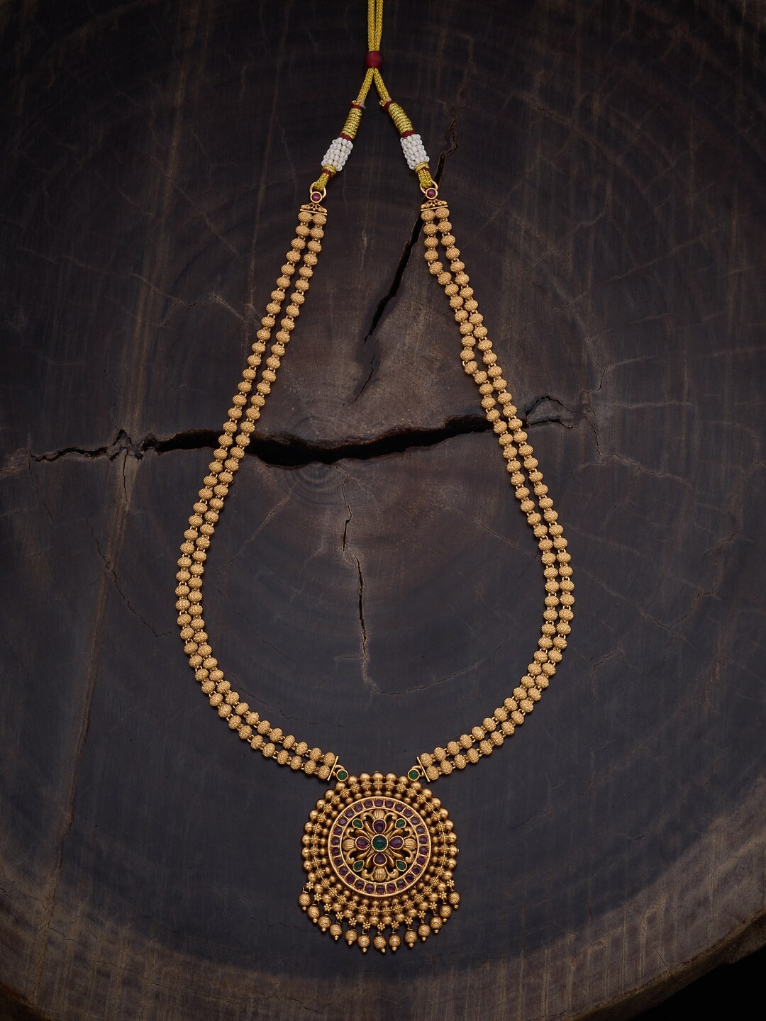 

Kushal's Fashion Jewellery Gold-Plated Statement Necklace