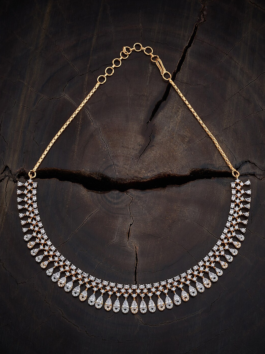 

Kushal's Fashion Jewellery Rhodium-Plated Necklace, White