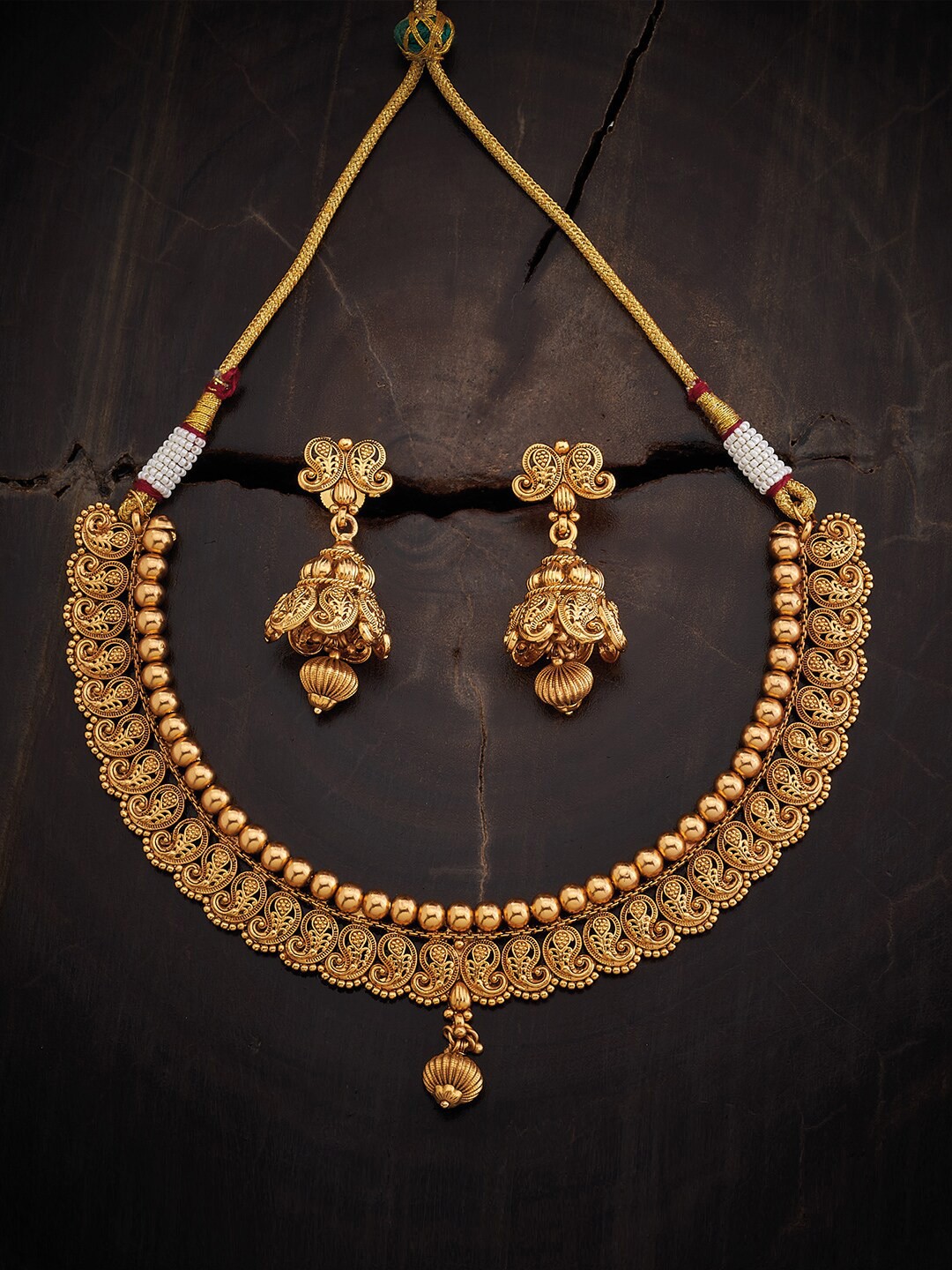 

Kushal's Fashion Jewellery Gold Plated Jewellery Set
