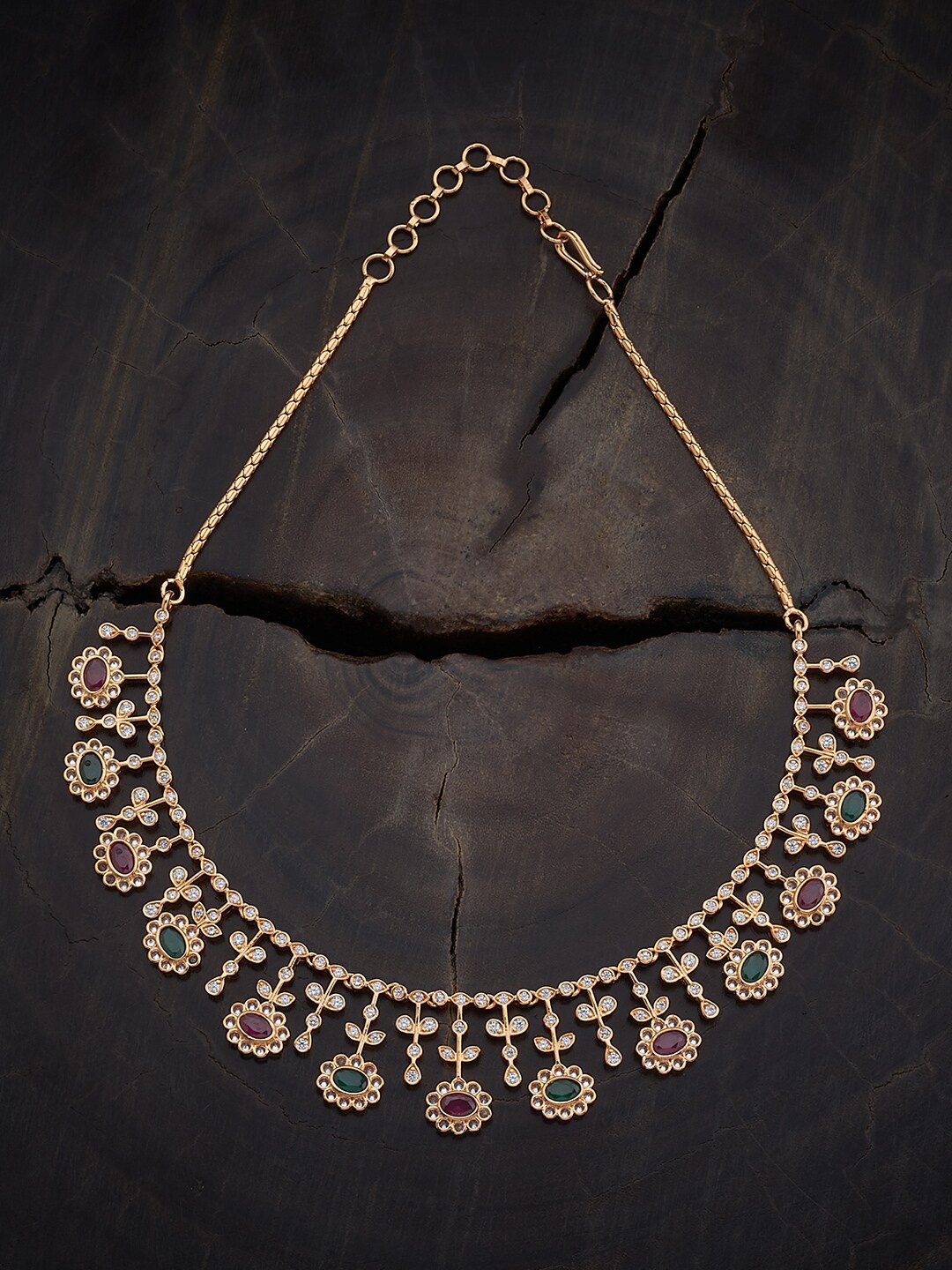 

Kushal's Fashion Jewellery Gold-Plated Necklace