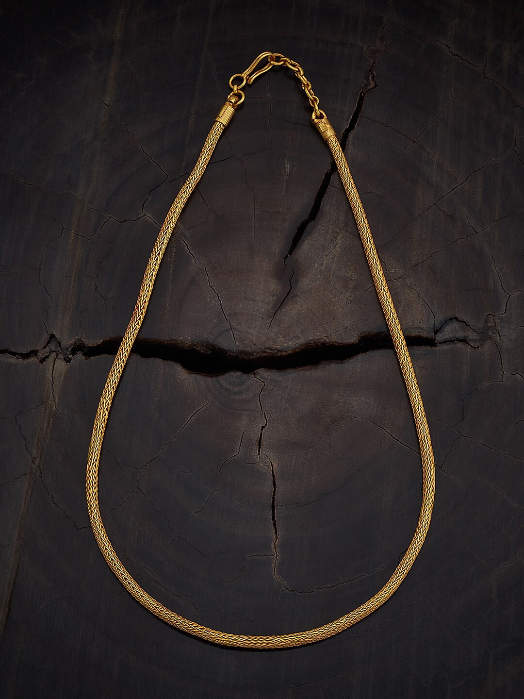 

Kushal's Fashion Jewellery Gold-Plated 92.5 Pure Silver Chain