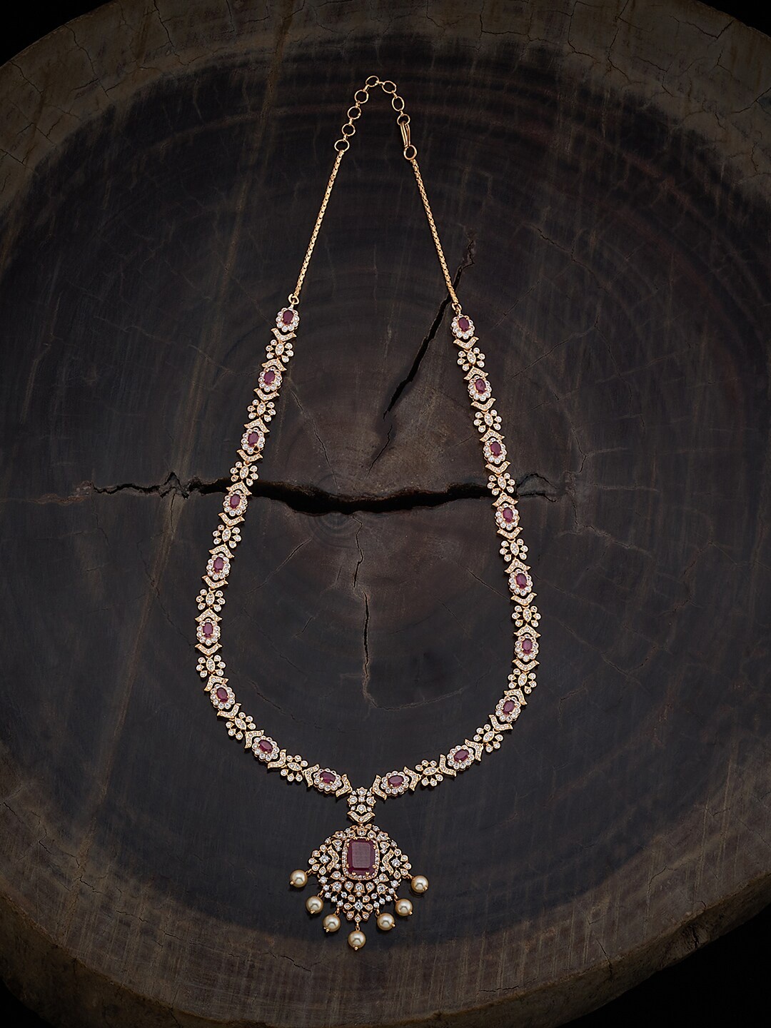 

Kushal's Fashion Jewellery Gold-Plated Necklace