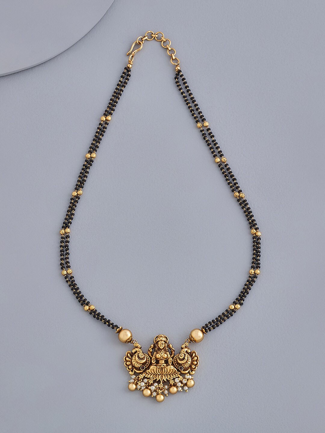 

Kushal's Fashion Jewellery Gold Plated Kundan Mangalsutra