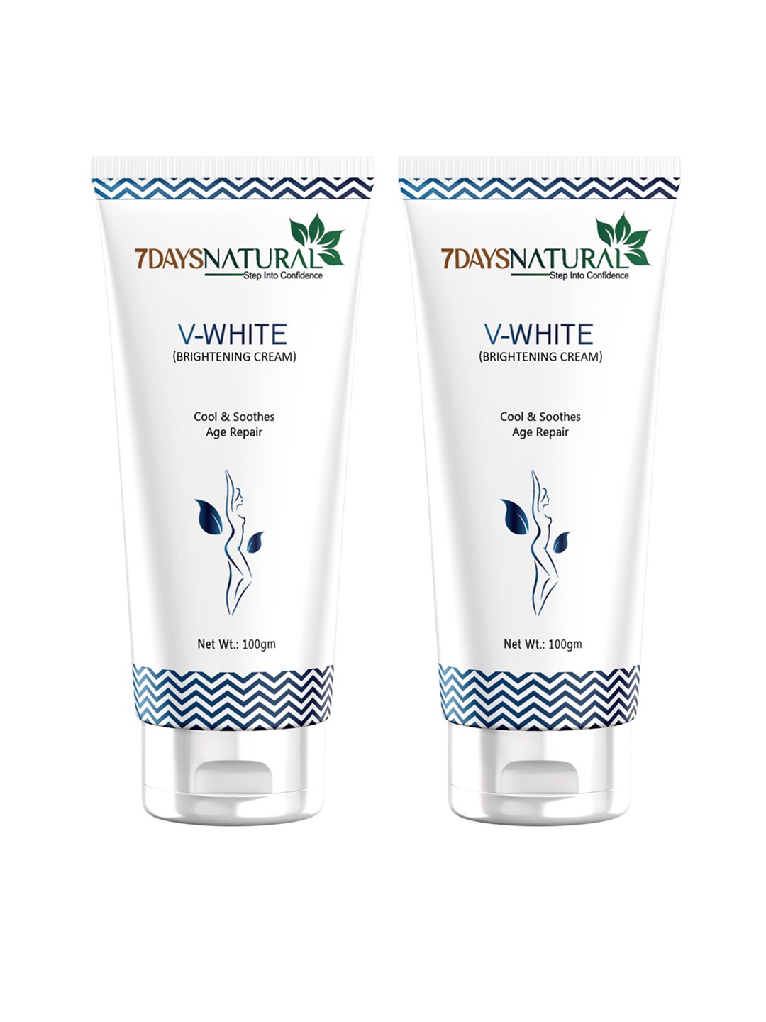 

7 DAYS Set Of 2 V-White Intimate Area Brightening Cream - 100 gm Each