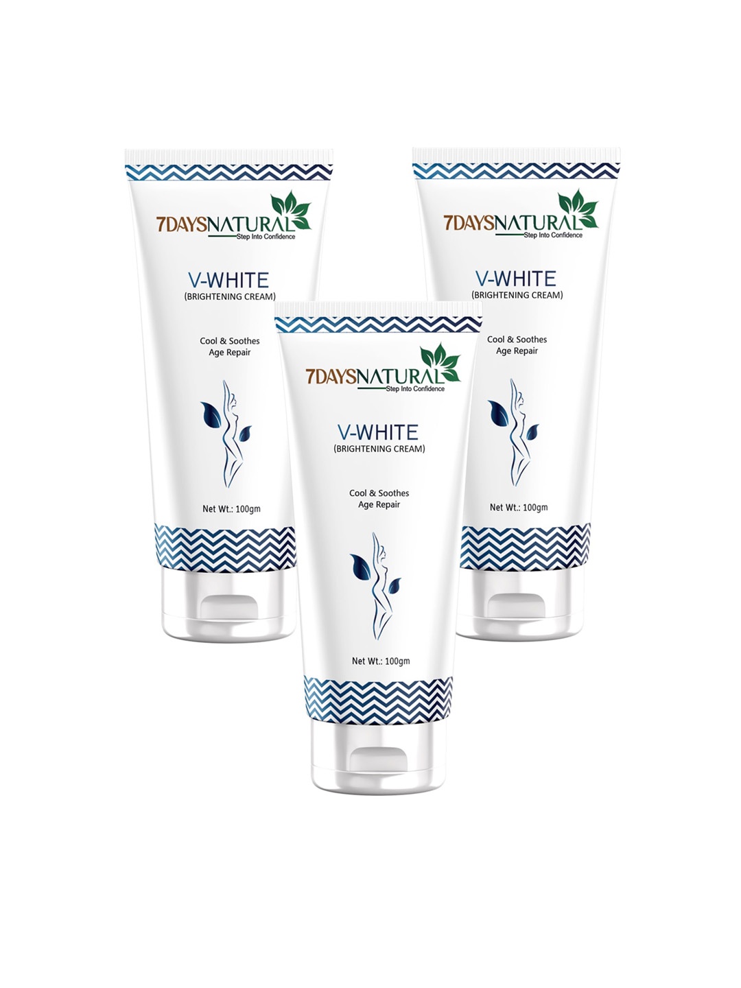 

7 DAYS Natural Set Of 3 V White Intimate Area Brightening Cream - 100g Each