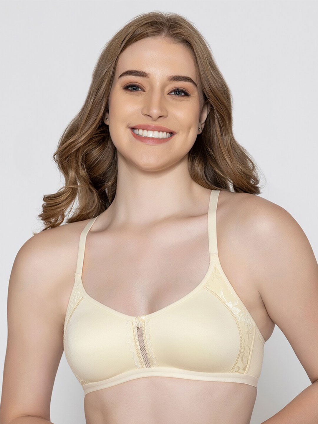 

B'ZAR Full Coverage Everyday Bra with All Day Comfort, Beige