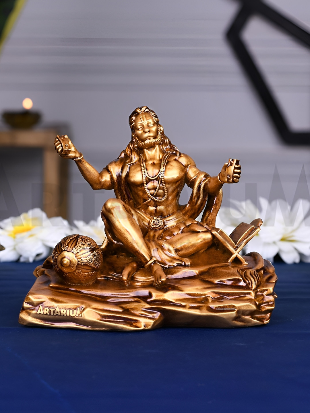 

Artarium LLP Gold-Toned Religious Figurine Showpiece