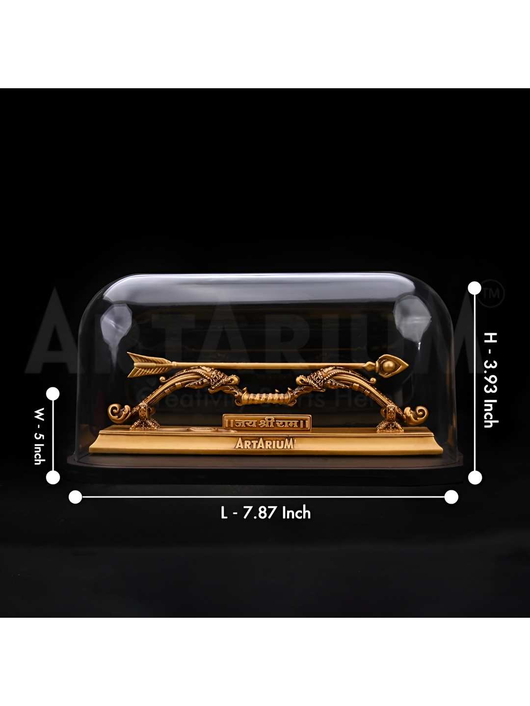 

Artarium LLP Gold-Toned Religious Figurine Showpiece