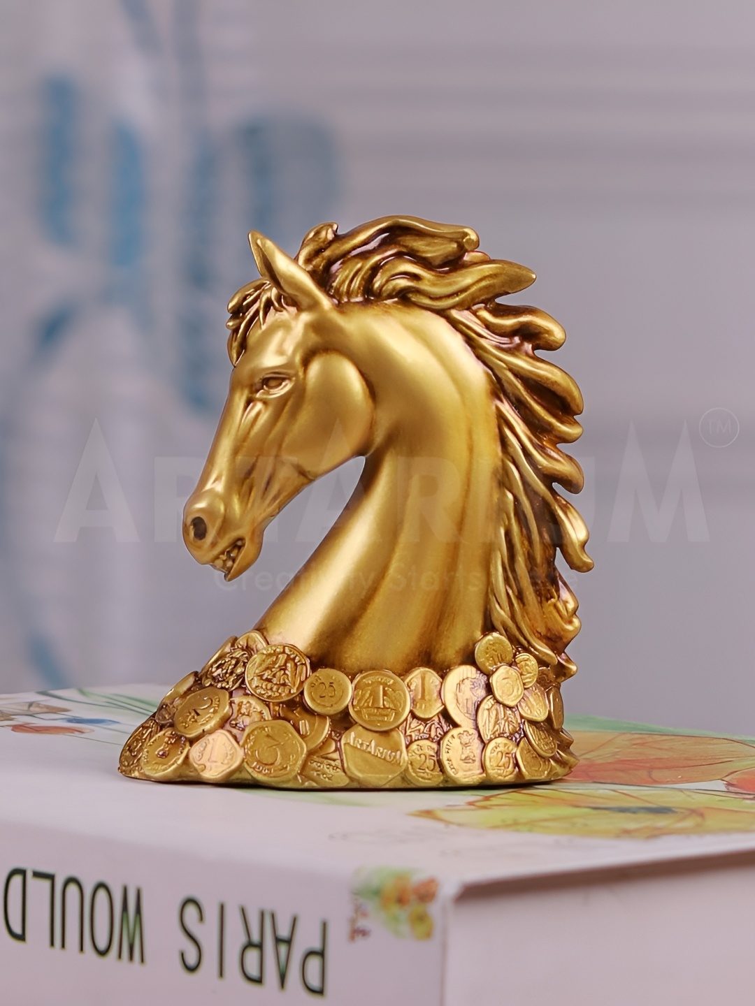 

Artarium LLP Gold-Toned Fengshui Figurine Showpiece