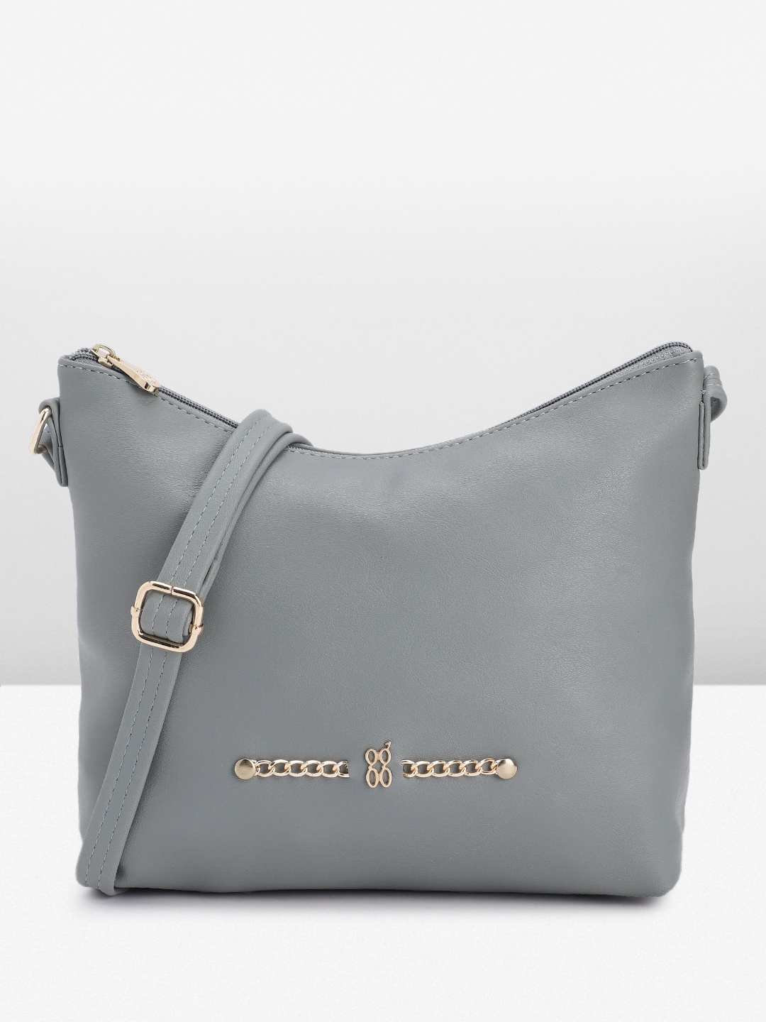 

Baggit Structured Hobo Bag, Blue