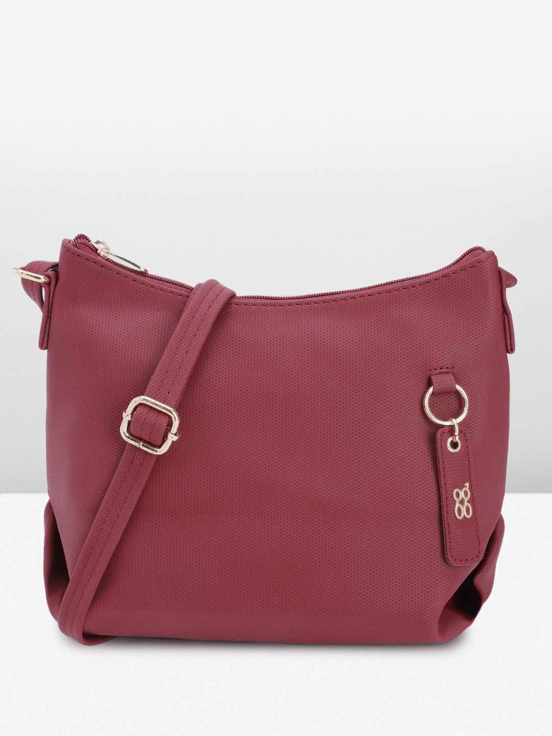 

Baggit Structured Hobo Bag, Maroon