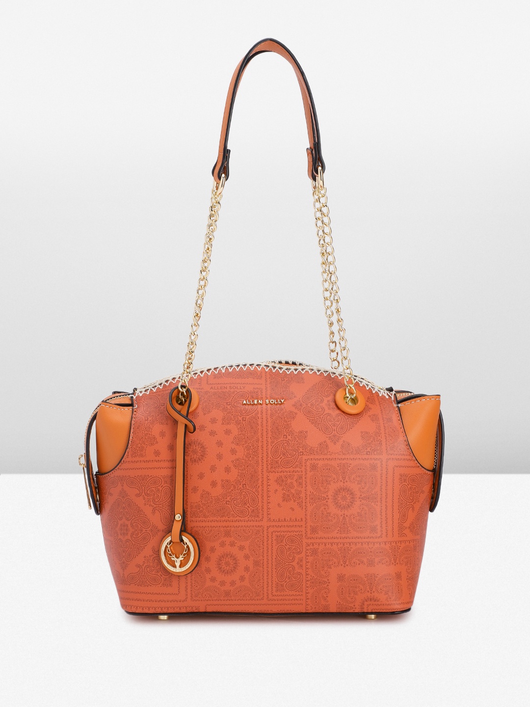 

Allen Solly Ethnic Motifs Printed Shoulder Bag, Rust