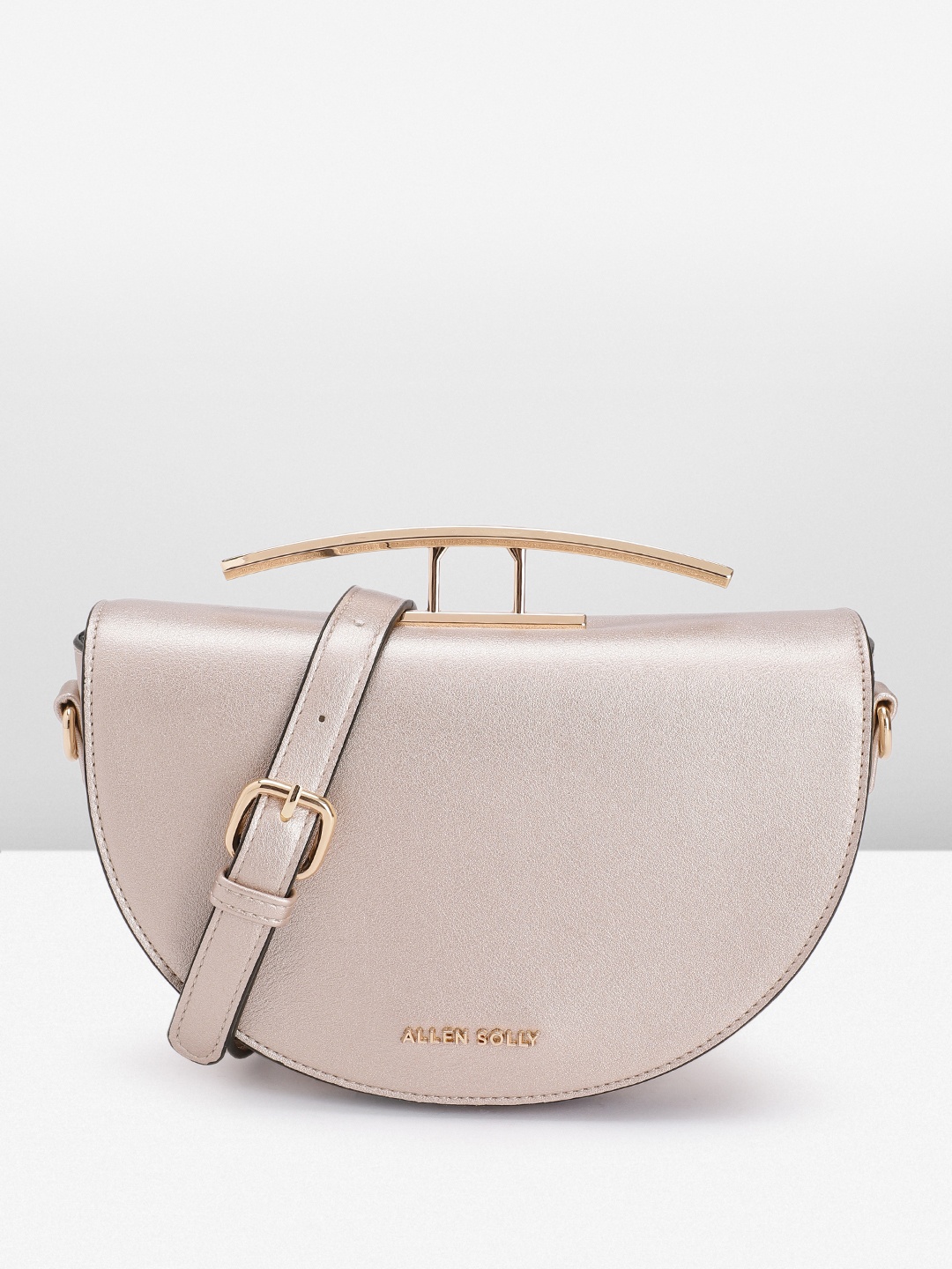 

Allen Solly Half Moon Satchel, Champagne
