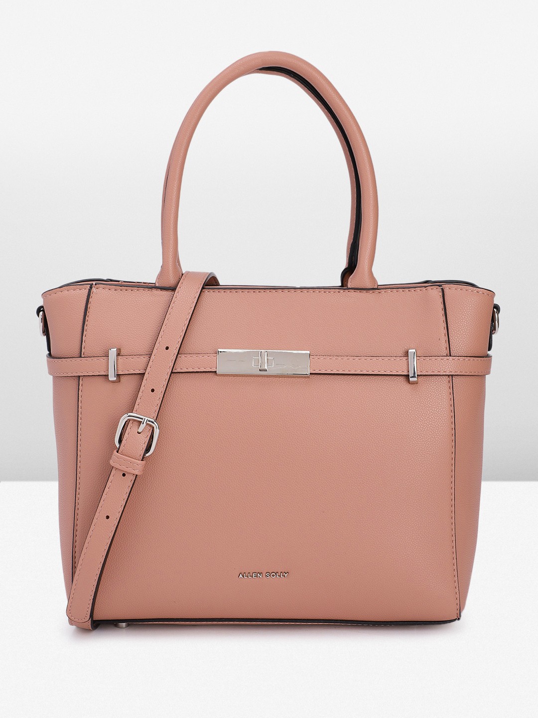 

Allen Solly Structured Shoulder Bag, Pink