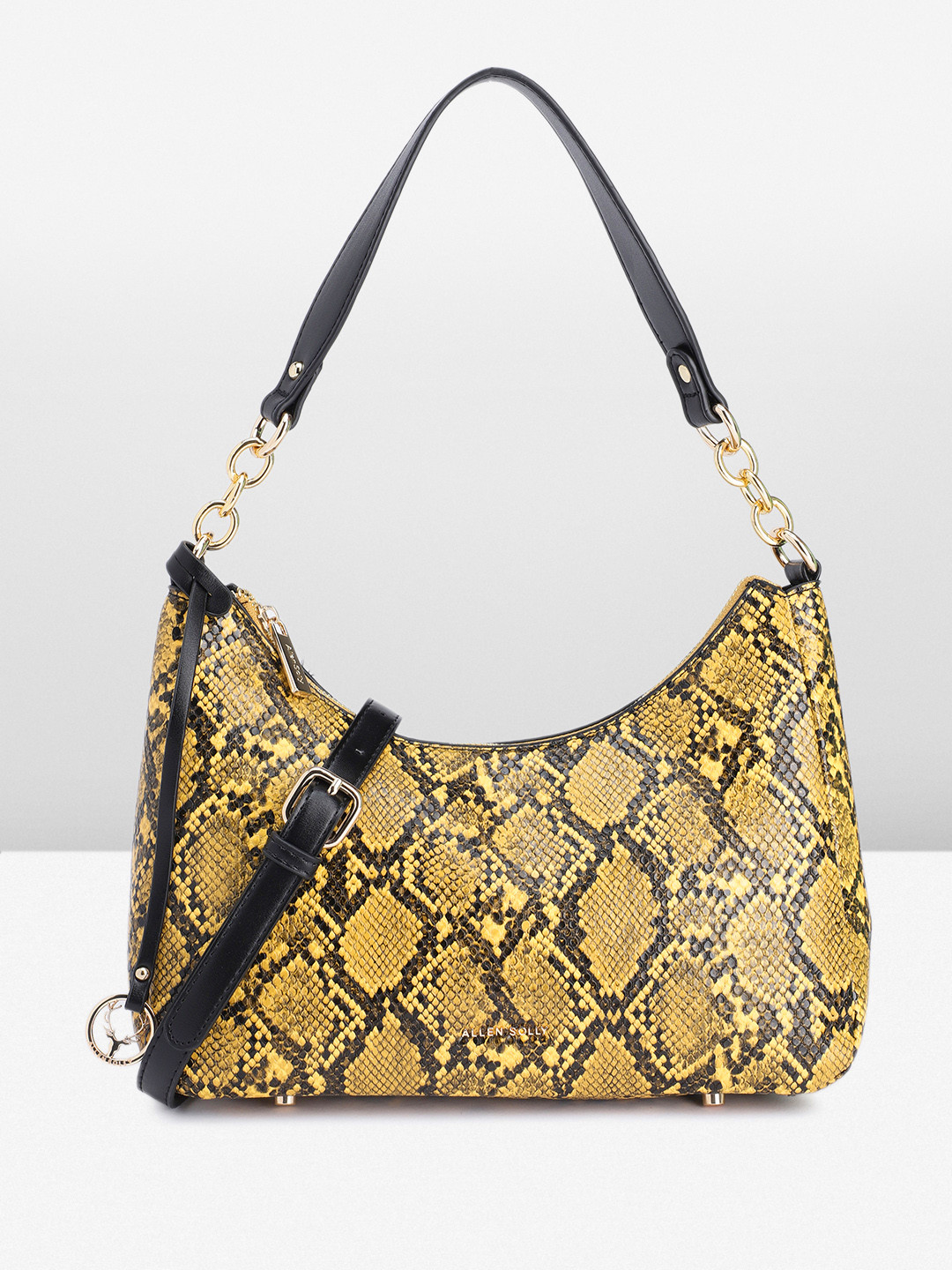 

Allen Solly Animal Printed Handheld Bag, Mustard