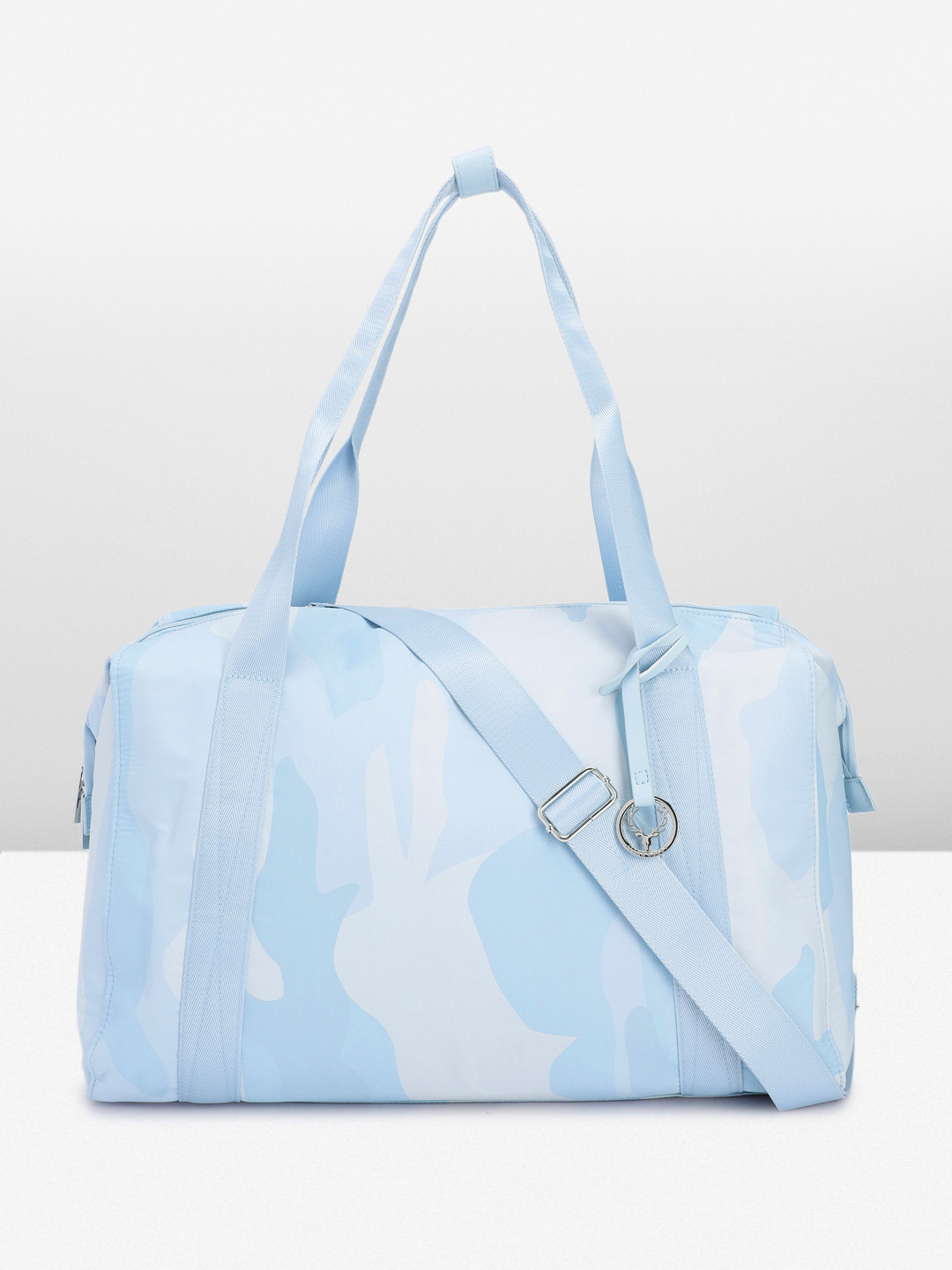 

Allen Solly Abstract Printed Oversized Structured Shoulder Bag, Blue