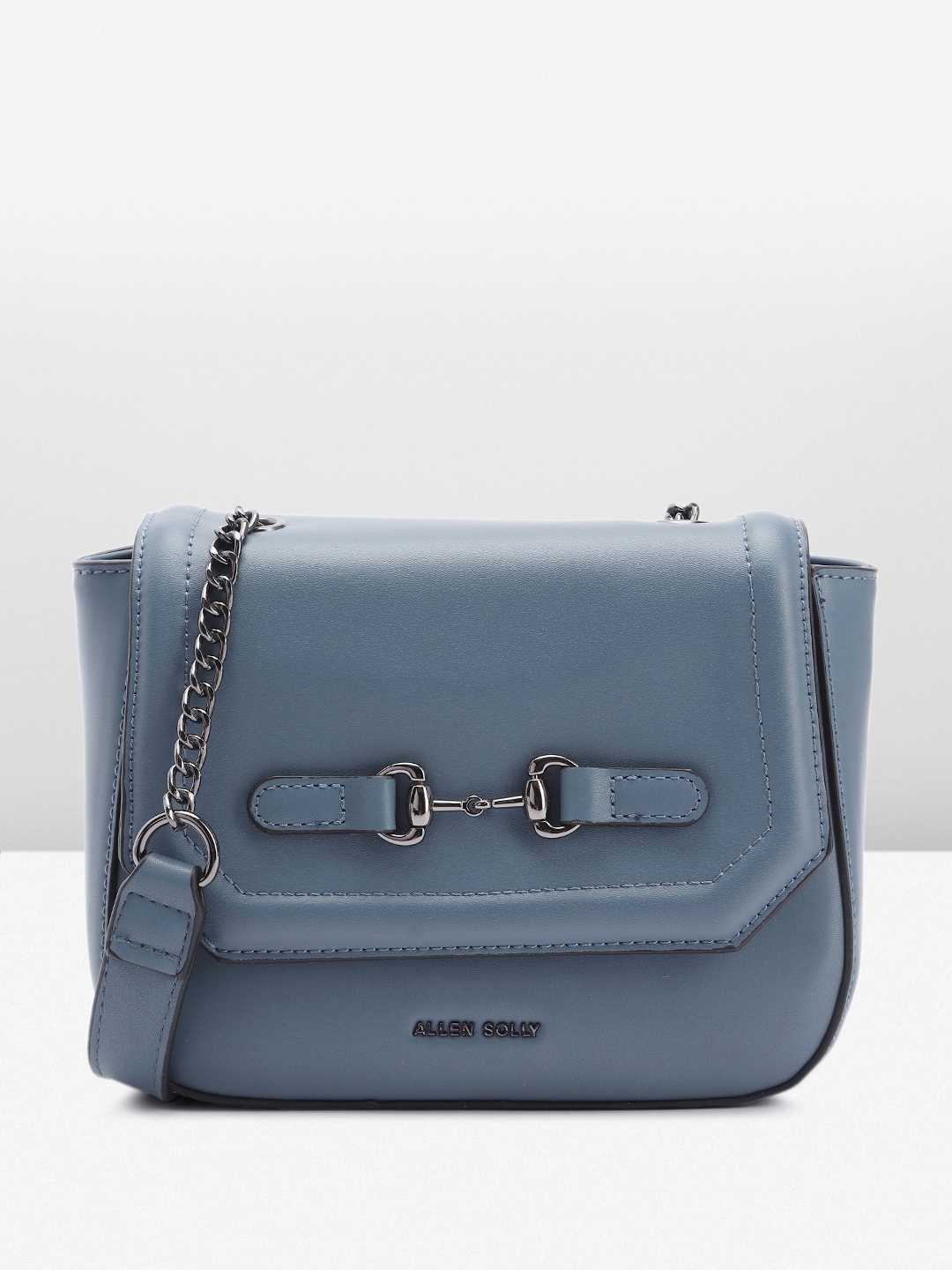 

Allen Solly Structured Sling Bag, Blue
