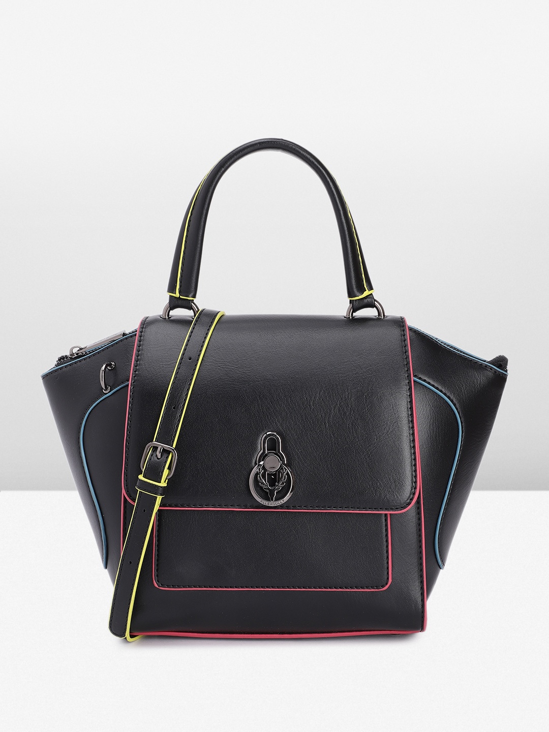 

Allen Solly Structured Satchel, Black