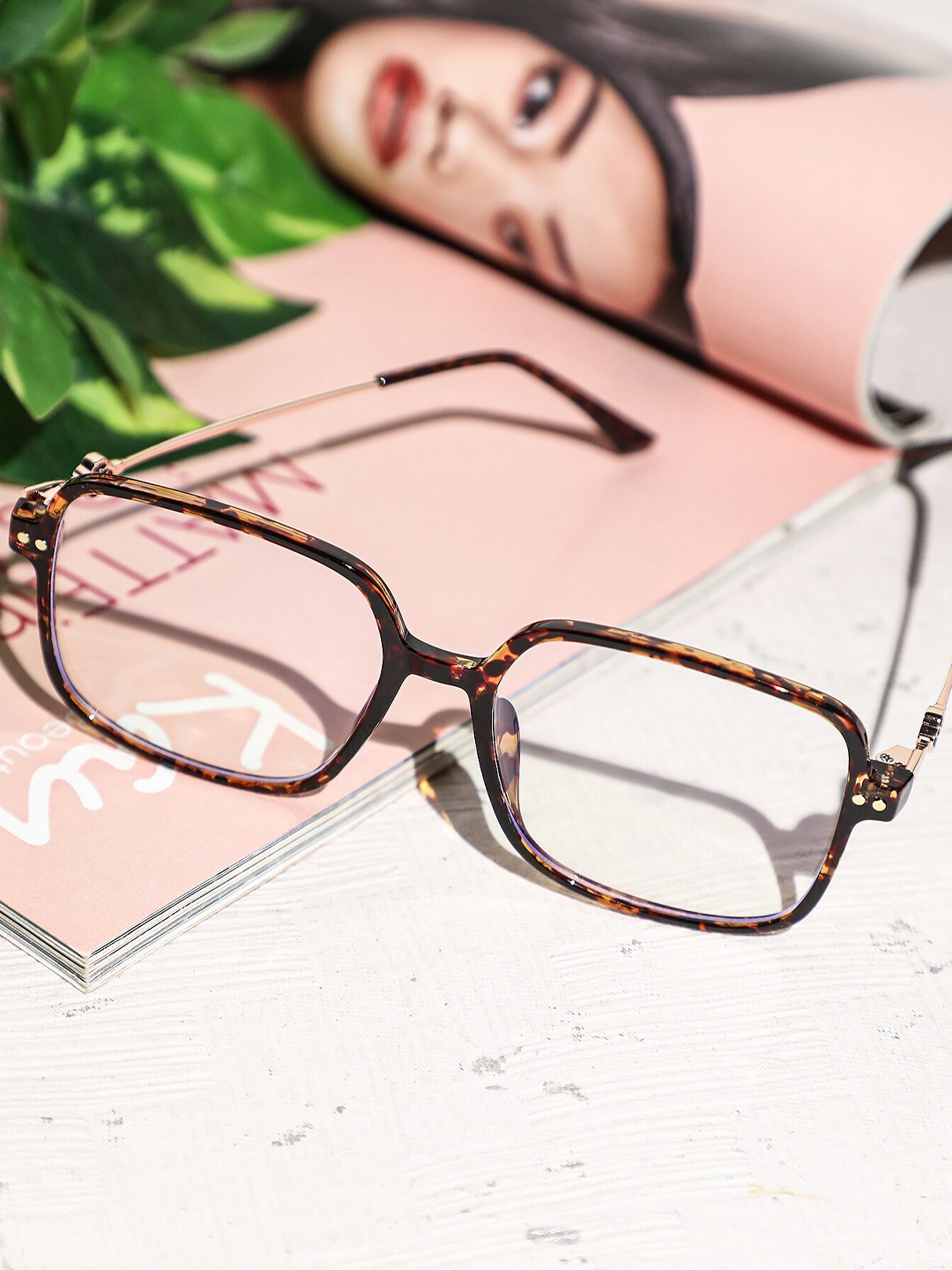 

LULU & SKY Women Wayfarer Sunglasses TR8878, Transparent