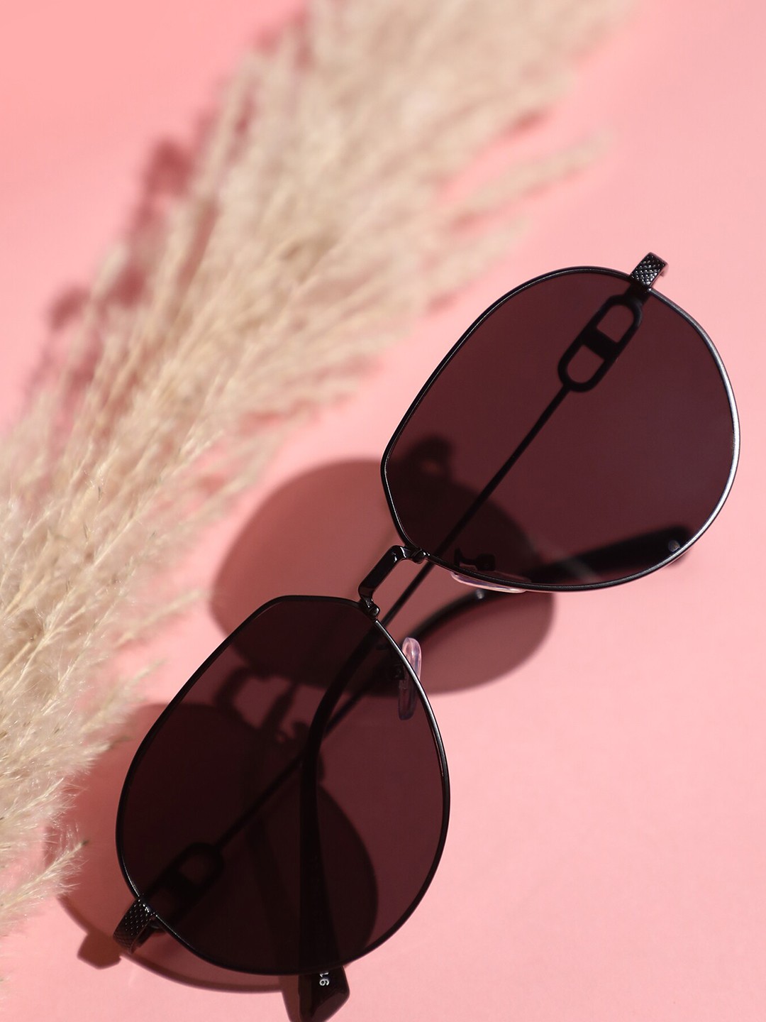 

LULU & SKY Women Aviator Sunglasses ST-9196, Grey
