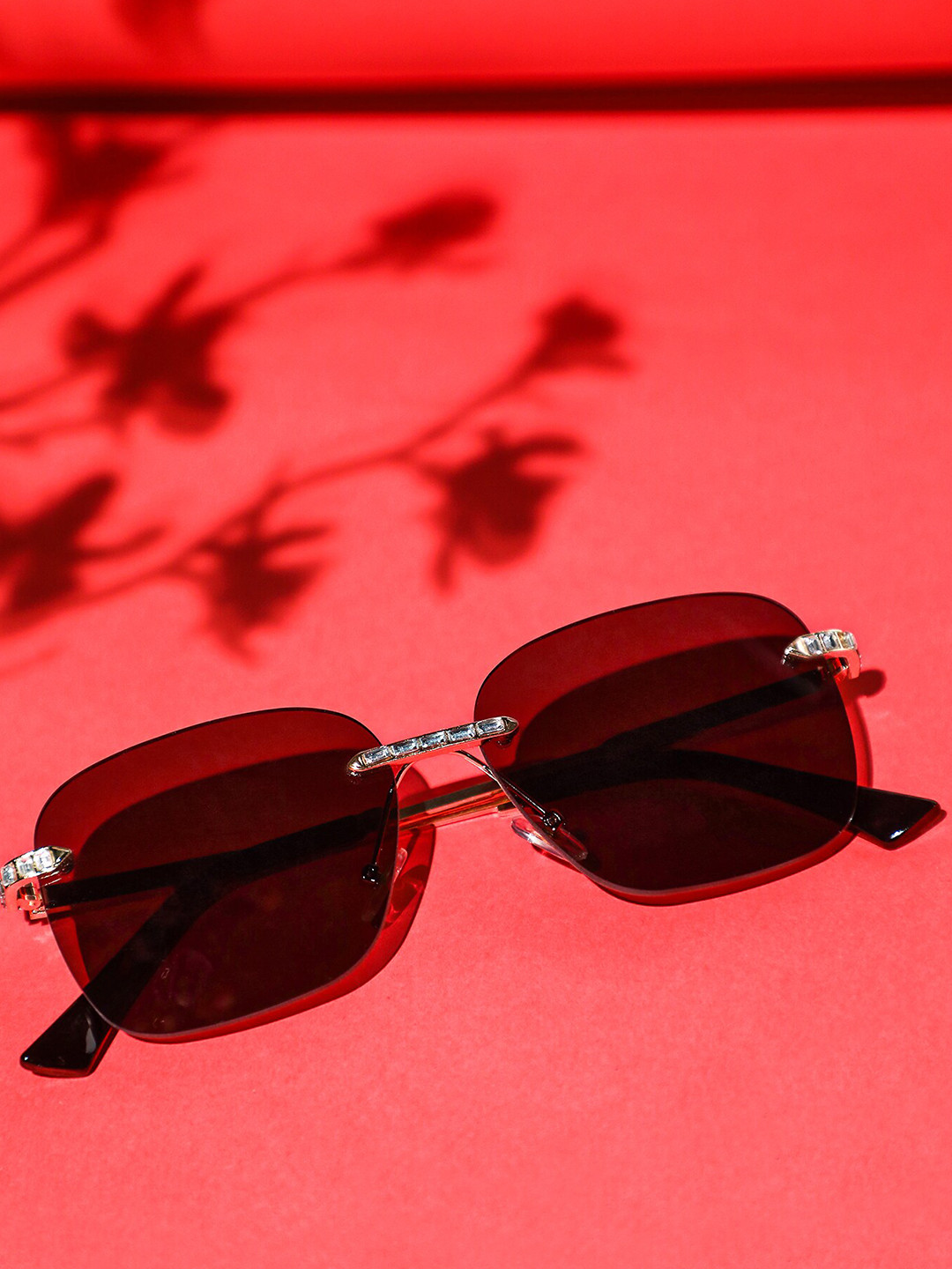 

LULU & SKY Women Square Sunglasses ST-2585, Silver
