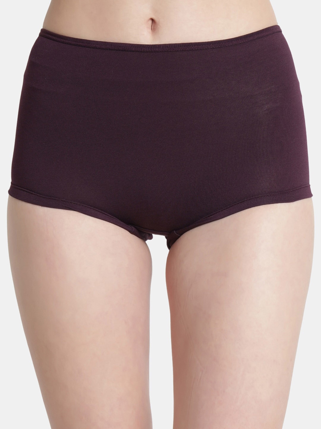 

BLEEDING HEART Women High-Rise 4 Way Stretchable Microfiber Boy Shorts Brief, Burgundy