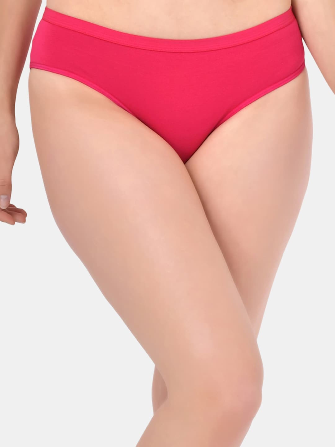 

BLEEDING HEART 4 Way Stretch Mid Rise Hipster Briefs, Magenta