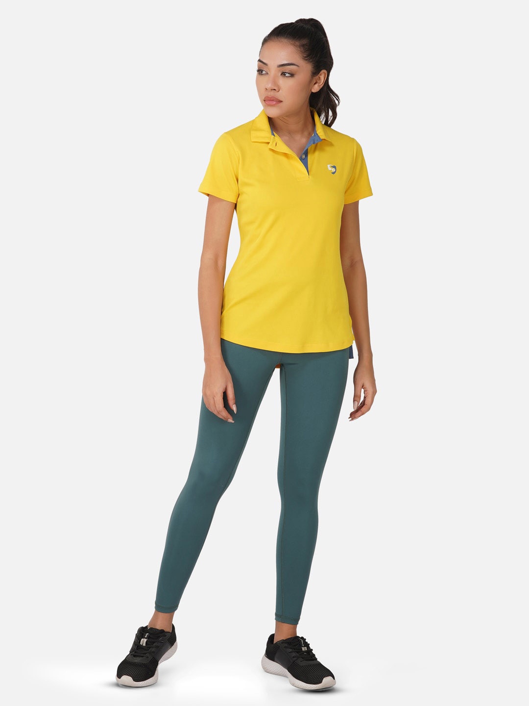 

SG Polo Collar Sports T-shirt, Yellow