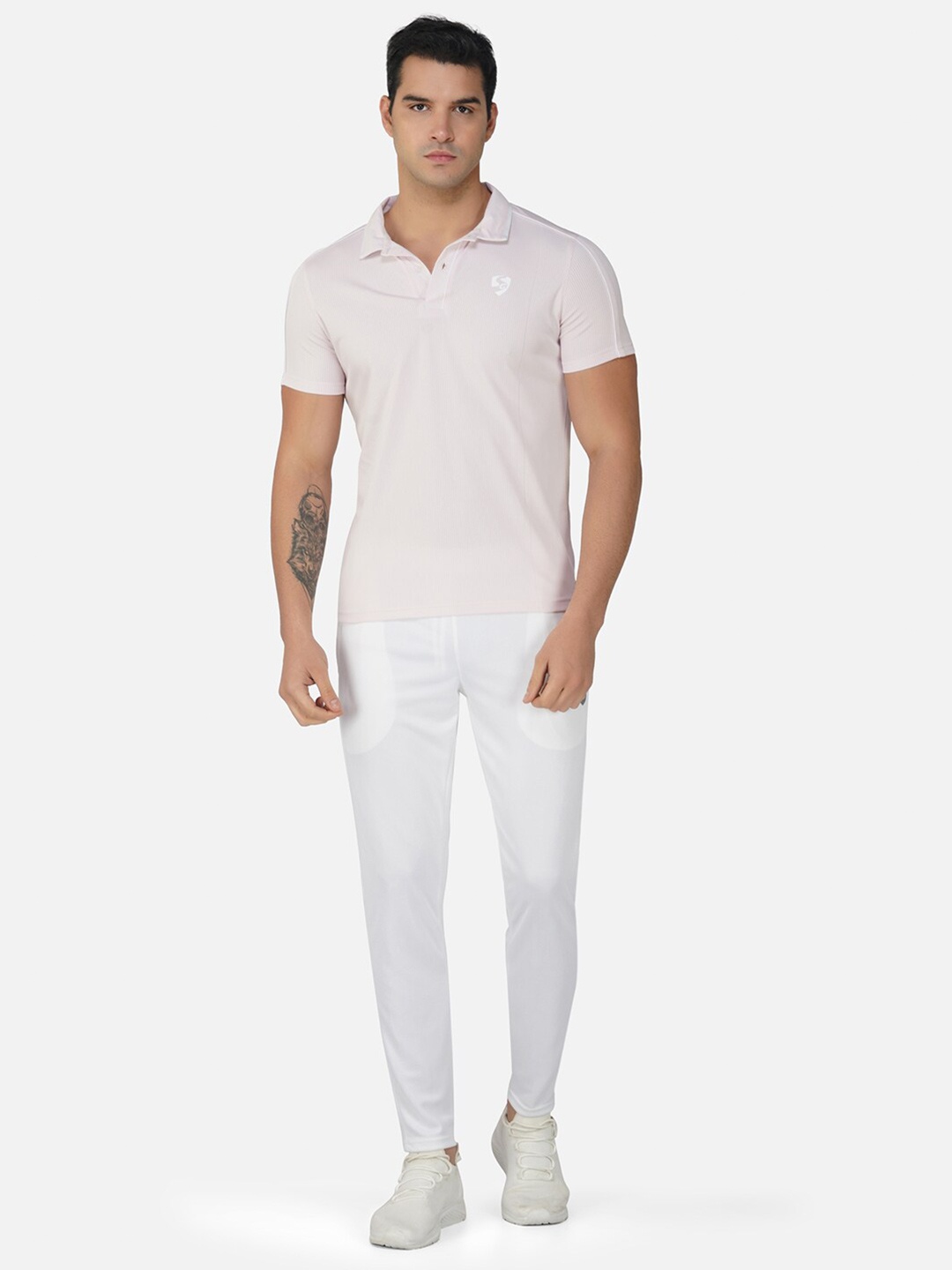 

SG Polo Collar Sports T-shirt, Pink