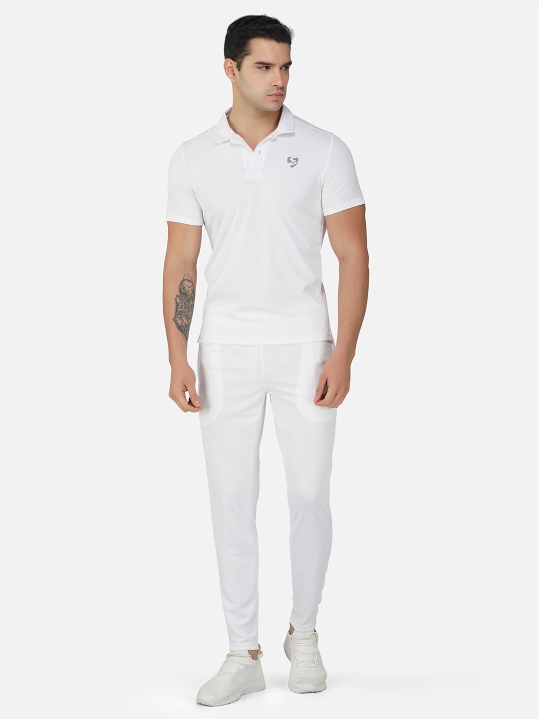 

SG Polo Collar Short Sleeves T-shirt, White